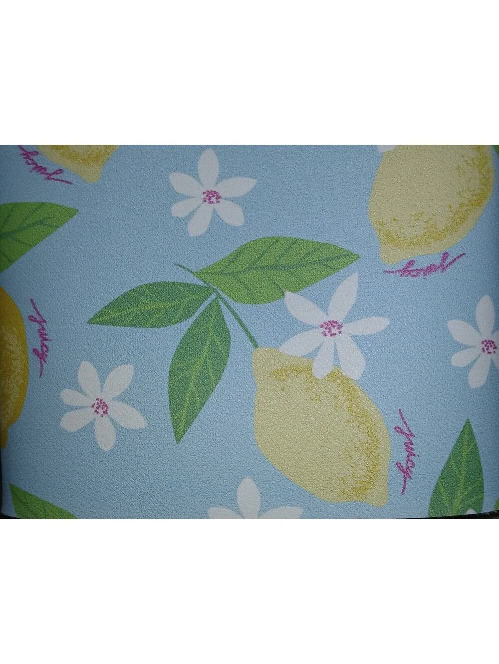 Juicy Couture 2 Pc Lemon Floral Dish Drying Mat Set Kitchen NWT Lemon Girl Core